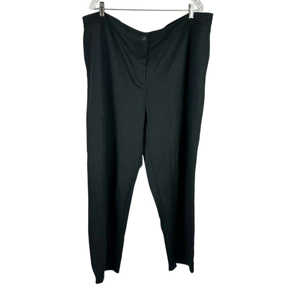 Eileen Fisher Washable Flex Ponte Slouchy Pant Ivy Women's Size 3X New With Tag